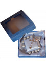Beautiful White Single Decade Rosary Bracelet with Free Gift Box - Perfect First Rosary Communion or Confirmation Present