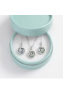 Paua Swirl Ladies Necklace and Earrings Set