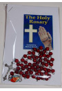 Rosary Prayer Beads with Free Guide & Satin Drawsring Bag - Suitable for Girls, Women, Men, & Boys - Beautiful Catholic Devotion